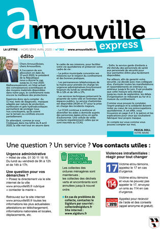 Arnouville Express - Hors série covid19 - Avril 2020