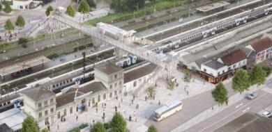 passerelle gare