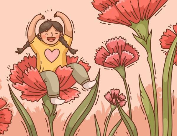 coquelicot enfant nature