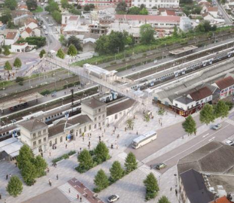 passerelle gare
