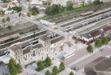 passerelle gare